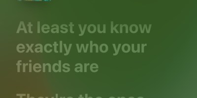 Screenshot from Apple Music for Cancelled! by Taylor Swift. Displayed lyrics: "At least you know who your friends are They're the ones with matching scars."